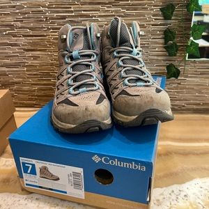 Worn once hiking shoes